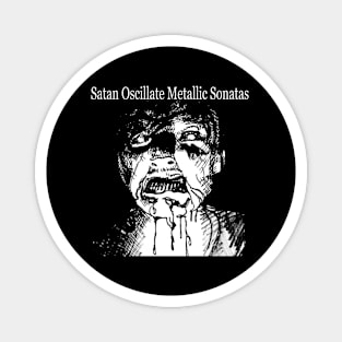 Satan Oscillate Metallic Sonatas - Horror Comic Magnet